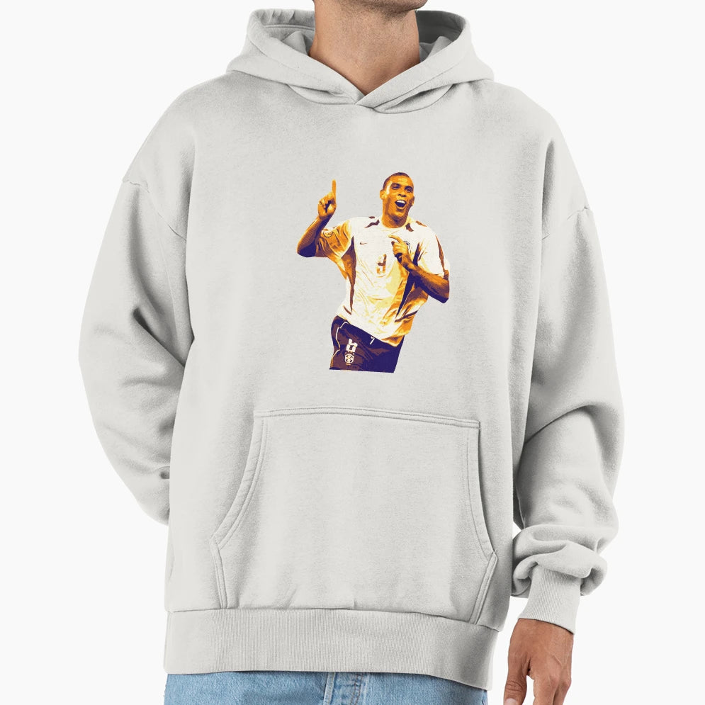 Ronaldo Naz Rio Brazil Team Hoodie - Custom Art Print for Adults - T-Shirt, Sweatshirt, Hoodie
