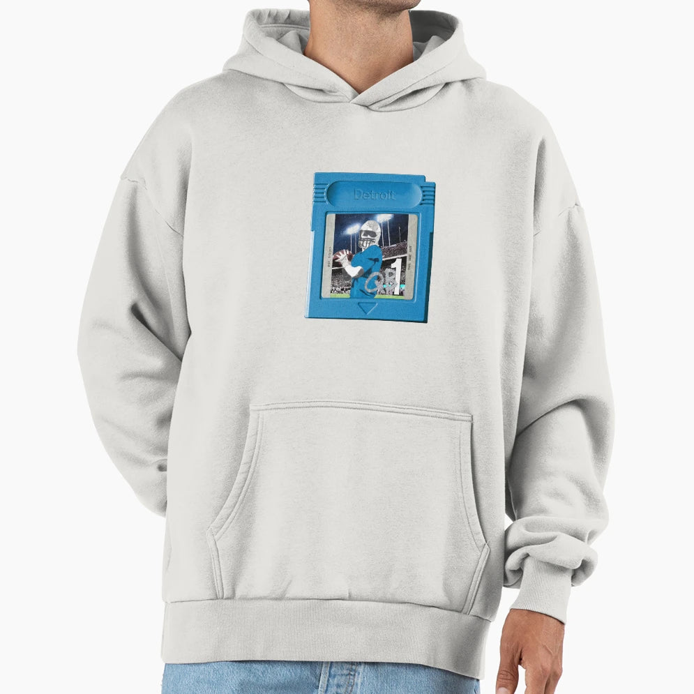 Football Detroit Hoodie - Novelty Apparel for Adults - T-Shirt, Sweatshirt, Hoodie