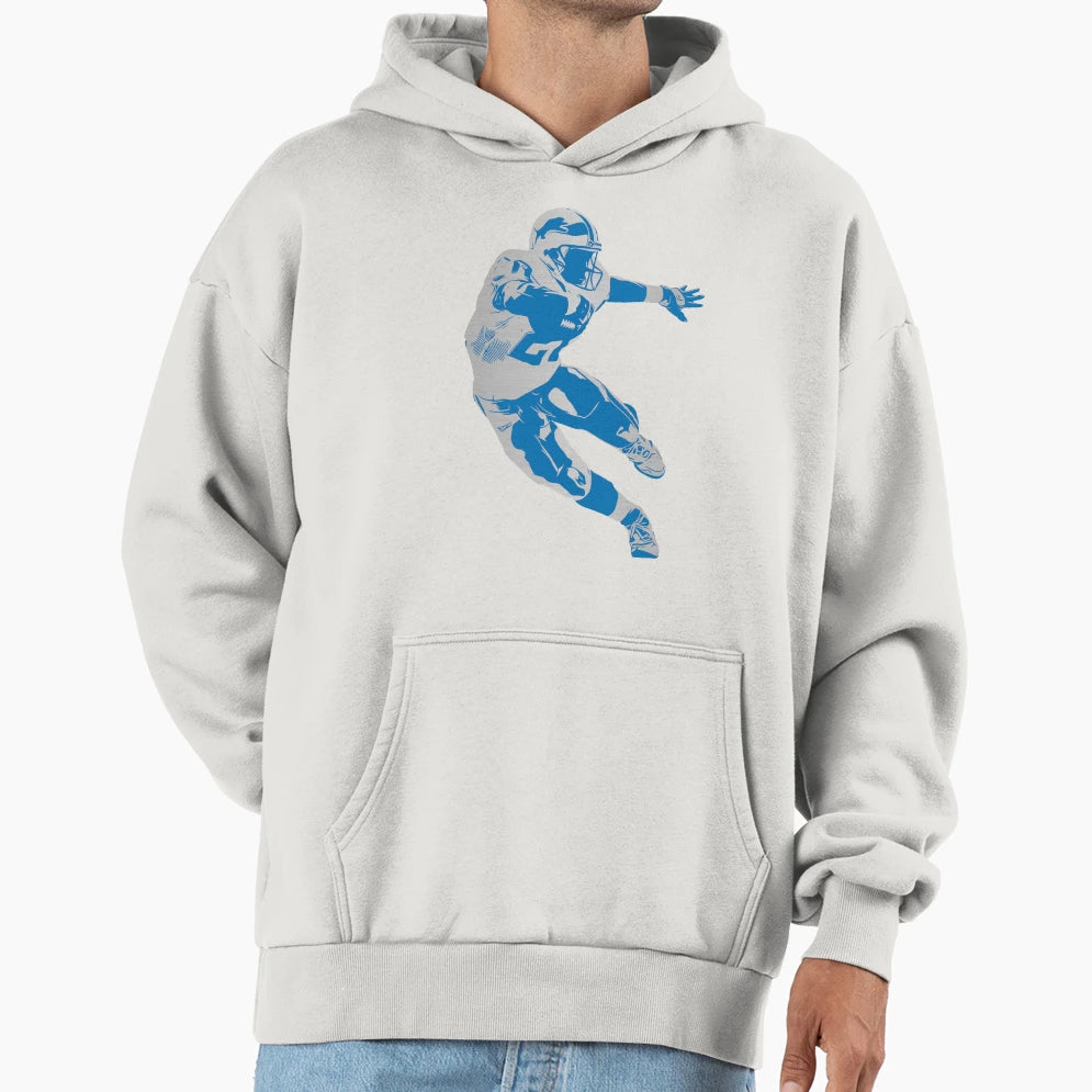 Barry Sanders Hologram Hoodie - Trendy Graphic for Adults - T-Shirt, Sweatshirt, Hoodie