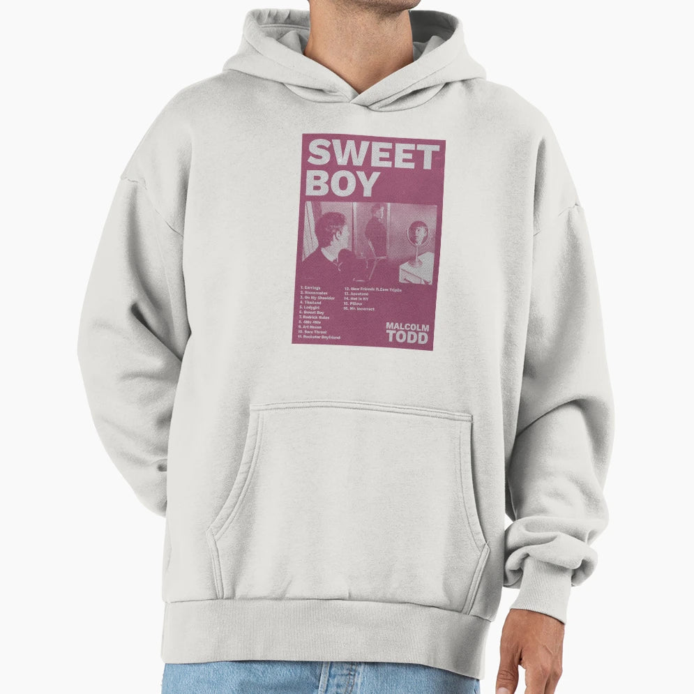 Malcolm Todd Sweet Hoodie - Minimalist Print for Adults - T-Shirt, Sweatshirt, Hoodie