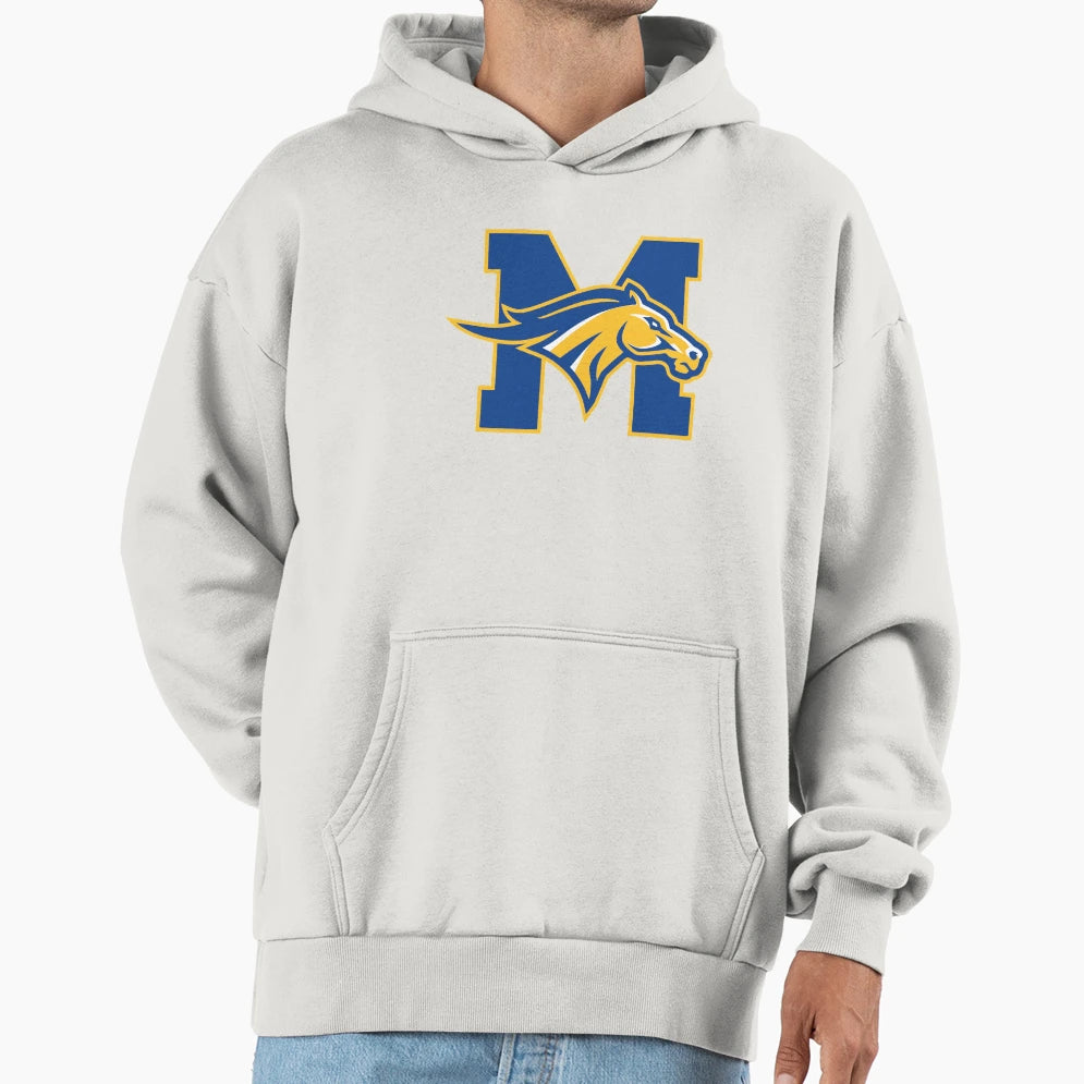 Monroe Horses Hoodie - Minimalist Print Men Women - T-Shirt, Sweatshirt, Hoodie