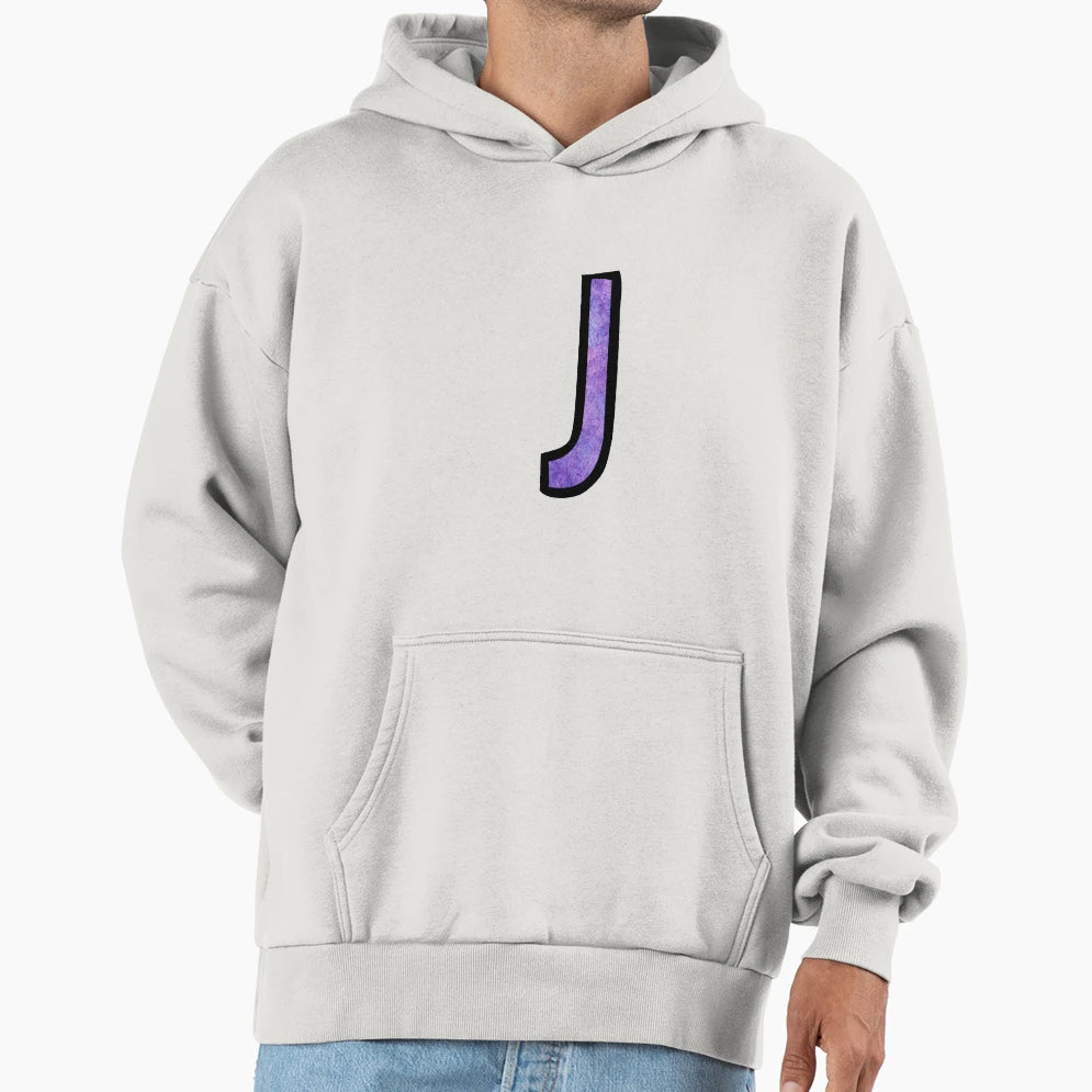 Letter J Hoodie - Casual Everyday Wear Unisex - T-Shirt, Sweatshirt, Hoodie