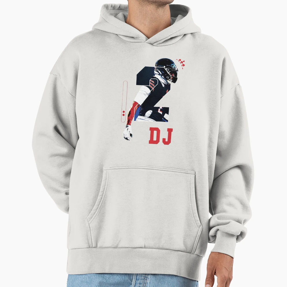 Copy Dj Moore Chicago Bears Hoodie - Minimalist Print for Adults - T-Shirt, Sweatshirt, Hoodie