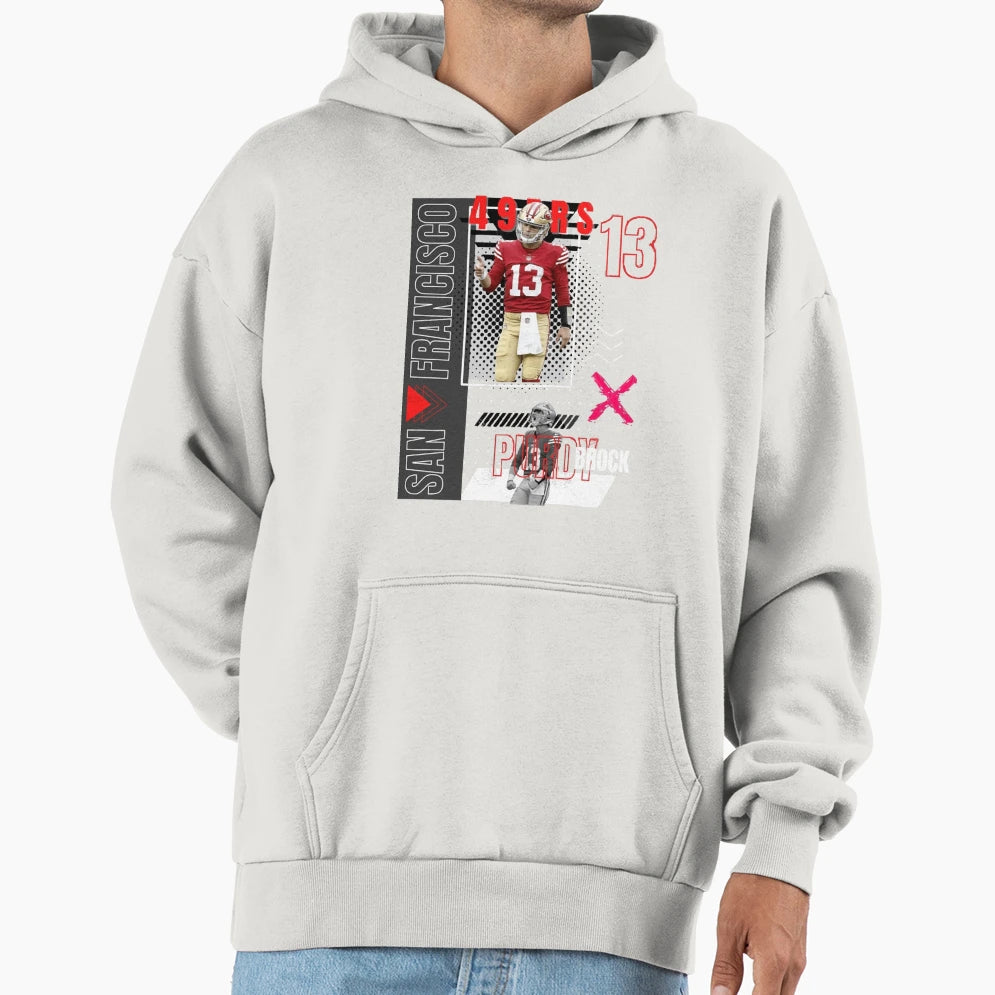 BP Football Paper Hoodie - Novelty Apparel Men Women - T-Shirt, Sweatshirt, Hoodie