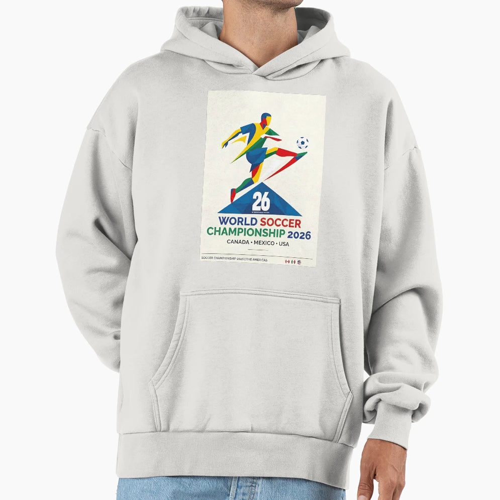 World Soccer Championship 2026 North Hoodie - Streetwear Style for Adults - T-Shirt, Sweatshirt, Hoodie