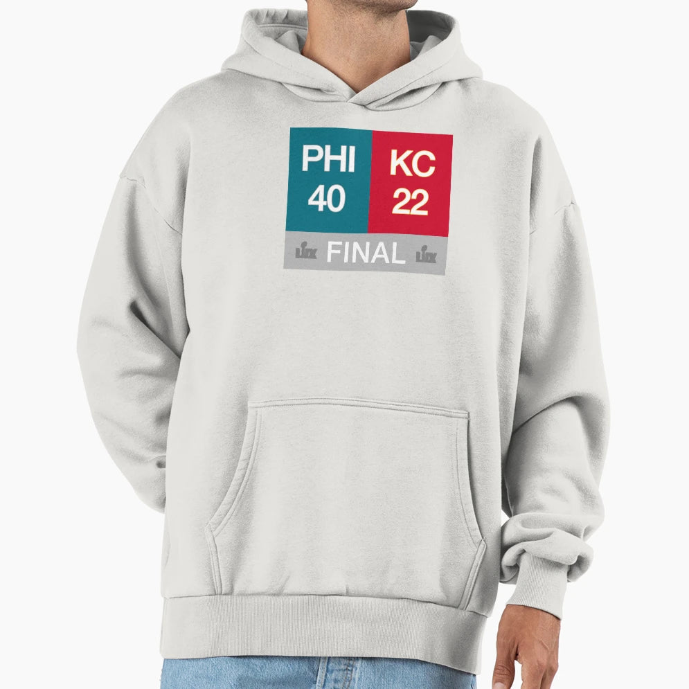 Phi 40 Kc 22 Super Bowl Lix 40 22 Hoodie - Aesthetic Graphic Men Women - T-Shirt, Sweatshirt, Hoodie