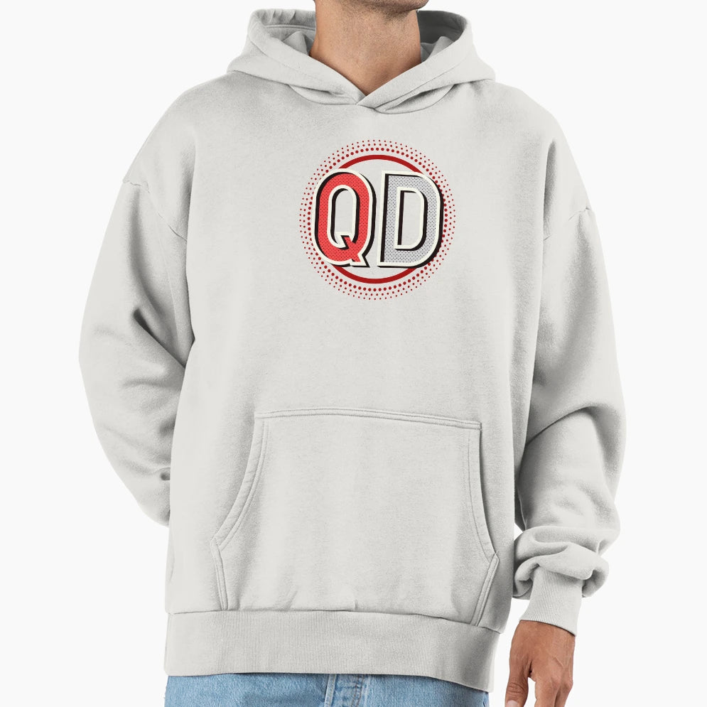 Quantum Designs Brand Logo Hoodie - Trendy Graphic Men Women - T-Shirt, Sweatshirt, Hoodie