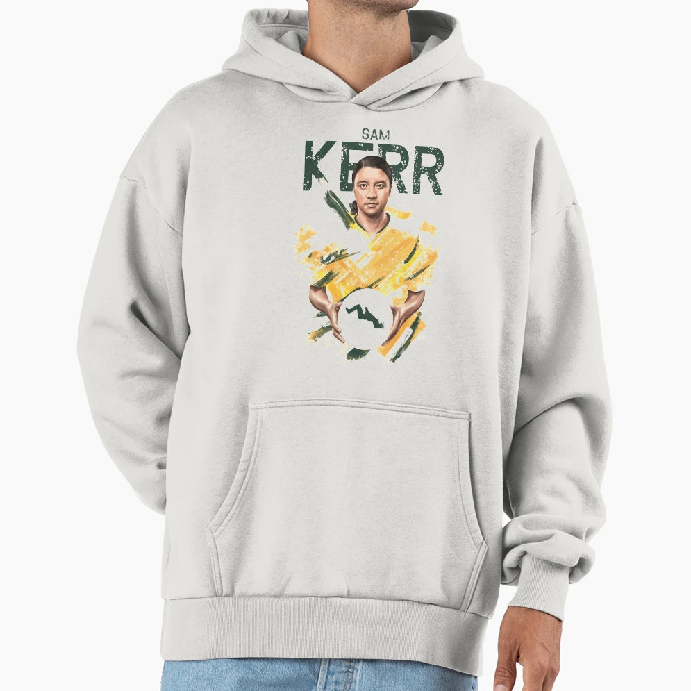 Sam Kerr Backflip Super Boom Hoodie - Fun Novelty Design Men Women - T-Shirt, Sweatshirt, Hoodie