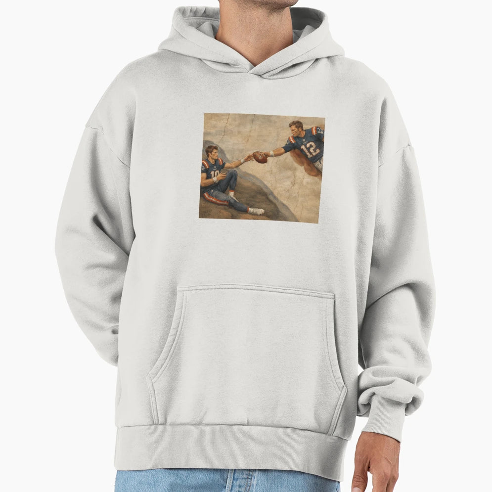 Creation TB And Drake Maye Hoodie - Unique Graphic Unisex - T-Shirt, Sweatshirt, Hoodie