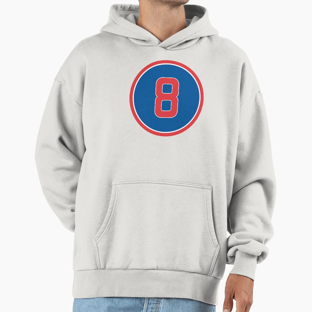 Andre Dawson 8 Jersey Number Hoodie - Casual Everyday Wear for Adults - T-Shirt, Sweatshirt, Hoodie