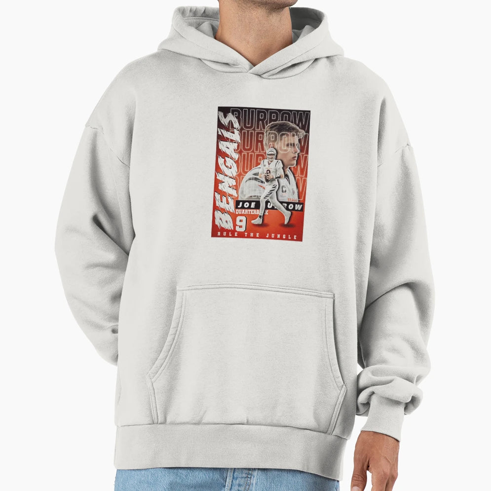 Quarterback Player Championship Hoodie - Aesthetic Graphic for Adults - T-Shirt, Sweatshirt, Hoodie