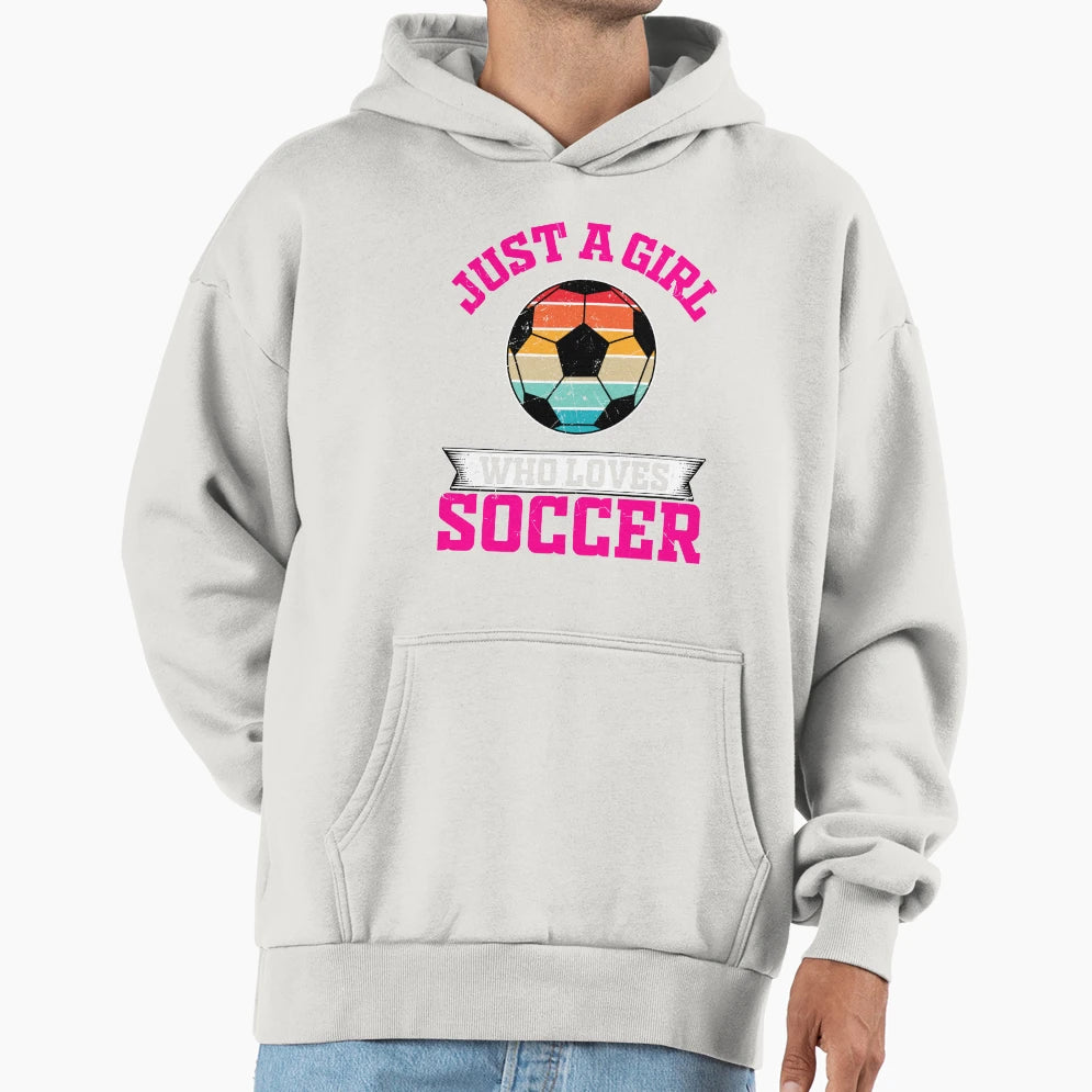 Just Who Loves Soccer Go Usa Hoodie - Custom Art Print Men Women - T-Shirt, Sweatshirt, Hoodie
