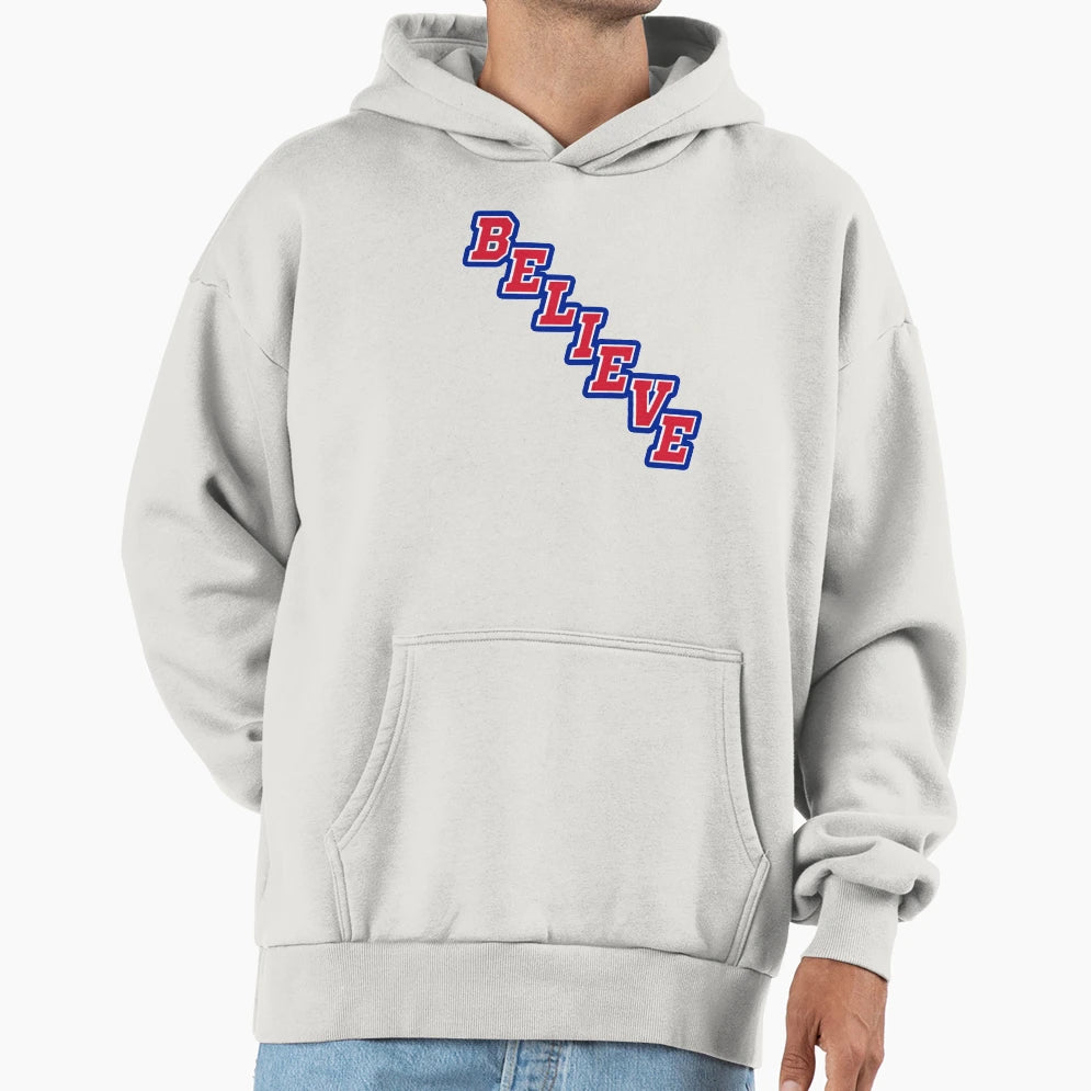 New York Hockey Broadway Believers And T-Shirt - Minimalist Print Unisex - T-Shirt, Sweatshirt, Hoodie