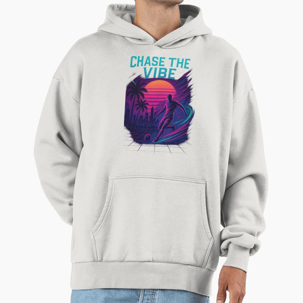 Chase Vibe Futuristic Soccer Aesthetic Hoodie - Minimalist Print Unisex - T-Shirt, Sweatshirt, Hoodie