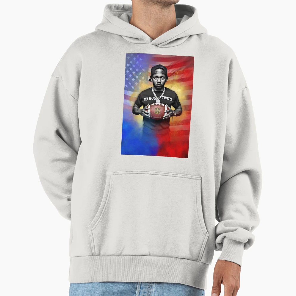 Kendrick Football Music Concert Hip Hop Hoodie - Fun Novelty Design Unisex - T-Shirt, Sweatshirt, Hoodie