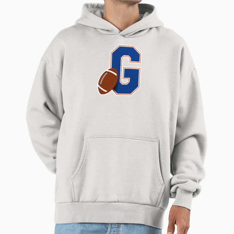 Florida Football Monogram Hoodie - Graphic Print Men Women - T-Shirt, Sweatshirt, Hoodie