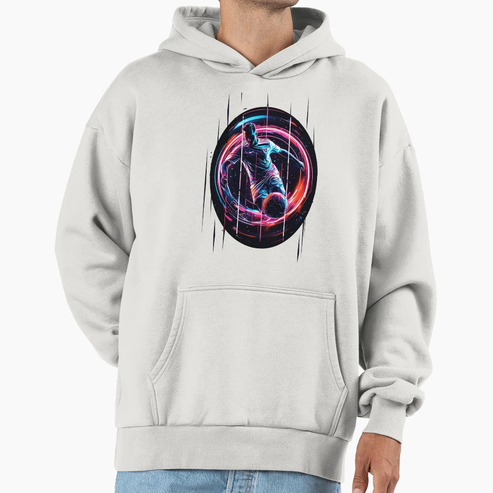 Footballer Hoodie - Custom Art Print Unisex - T-Shirt, Sweatshirt, Hoodie