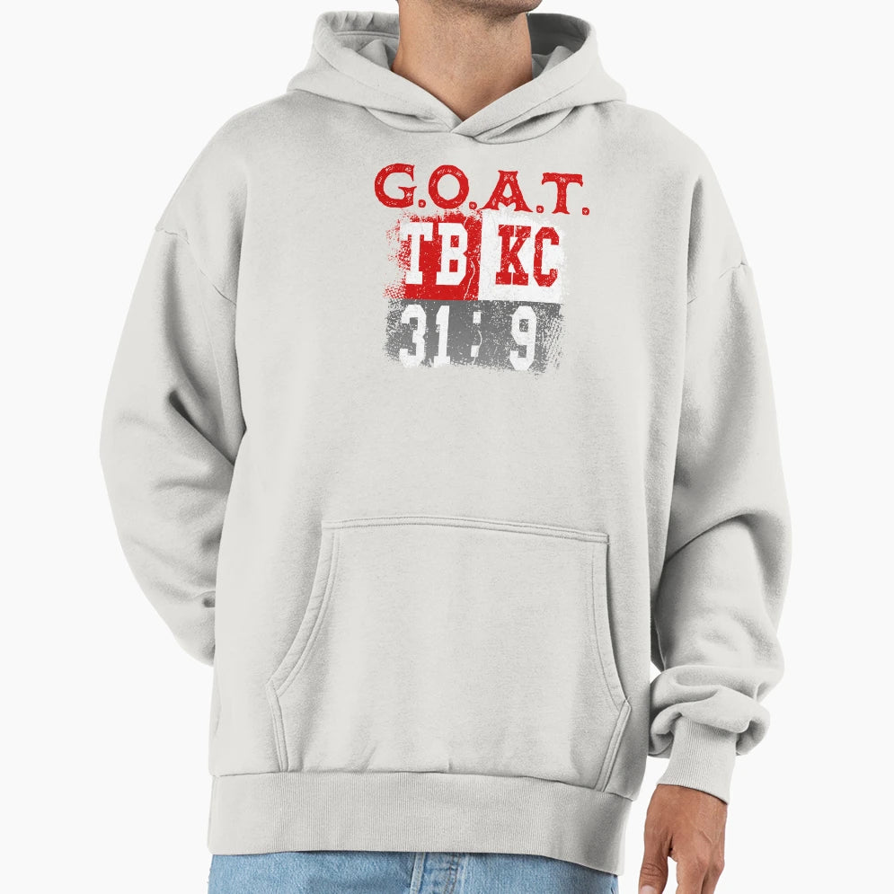 Tampa Bay Football Champions Lv Goat Hoodie - Aesthetic Graphic Unisex - T-Shirt, Sweatshirt, Hoodie