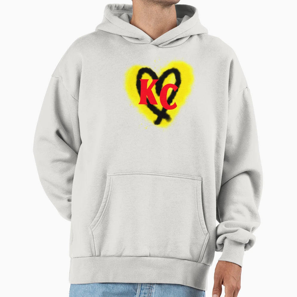 I Heart Kc I Love Kansas City Hoodie - Graphic Print Men Women - T-Shirt, Sweatshirt, Hoodie