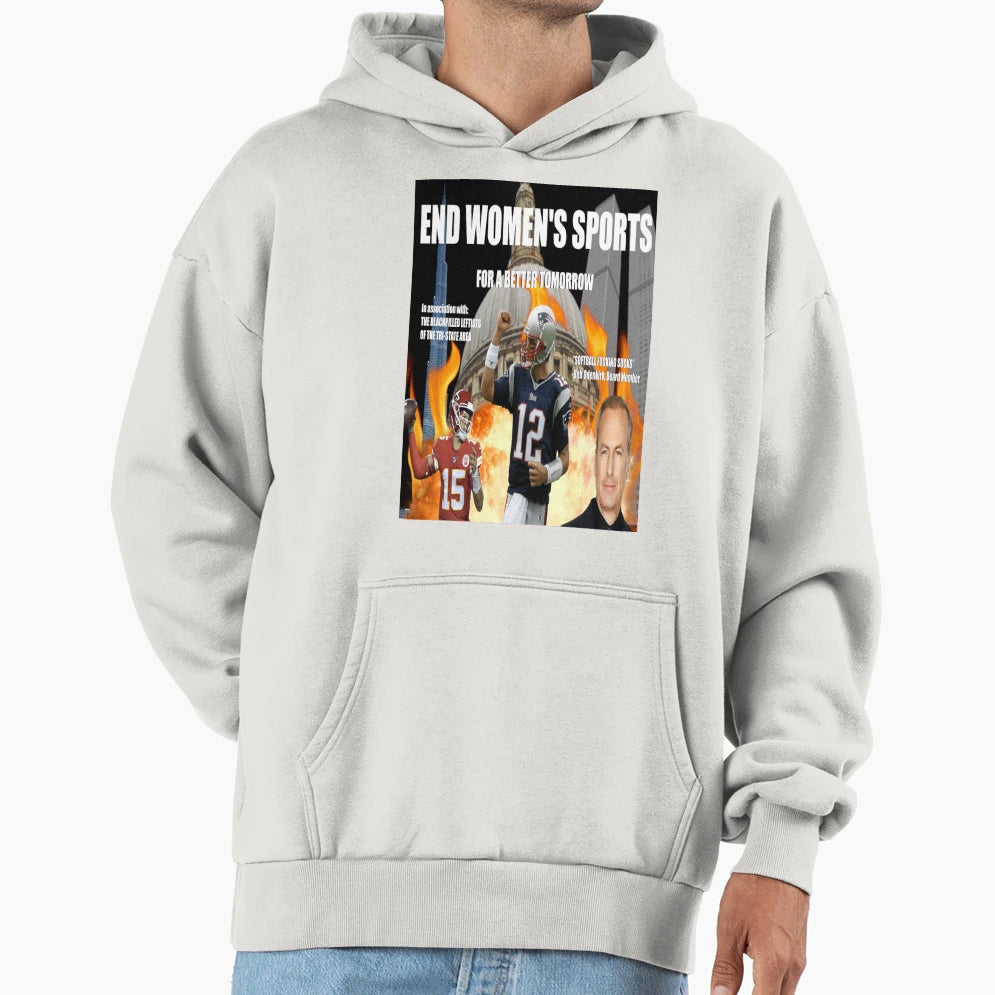End Womens Sports Hoodie - Minimalist Print Unisex - T-Shirt, Sweatshirt, Hoodie