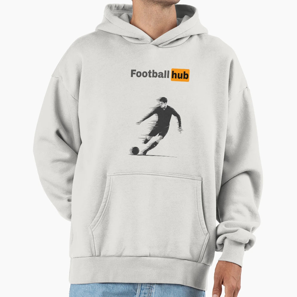Football Hub Hoodie - Trendy Graphic Unisex - T-Shirt, Sweatshirt, Hoodie