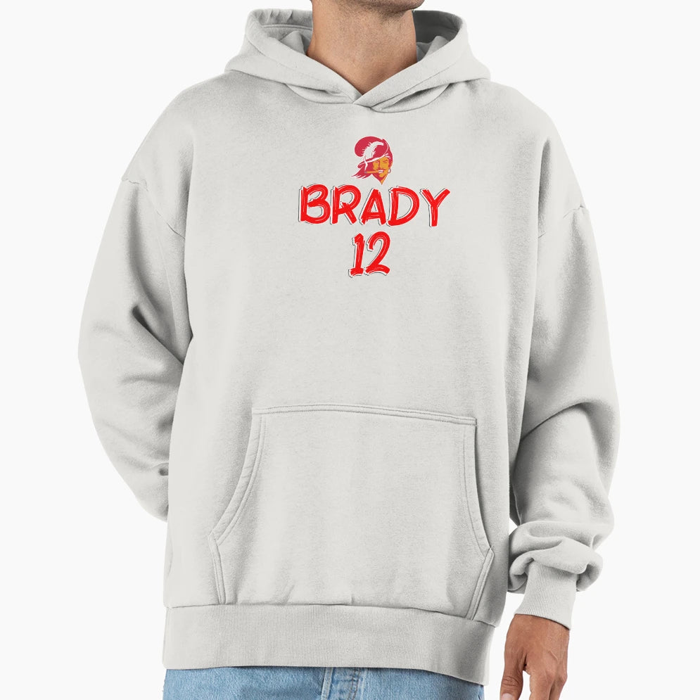 Tampa Brady Hoodie - Custom Art Print Unisex - T-Shirt, Sweatshirt, Hoodie