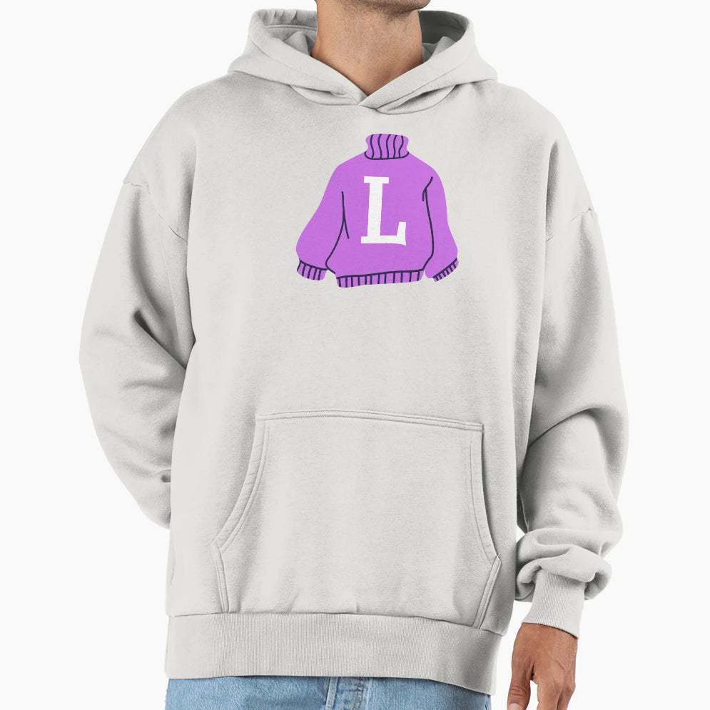 Letter Hoodie - Casual Everyday Wear Unisex - T-Shirt, Sweatshirt, Hoodie