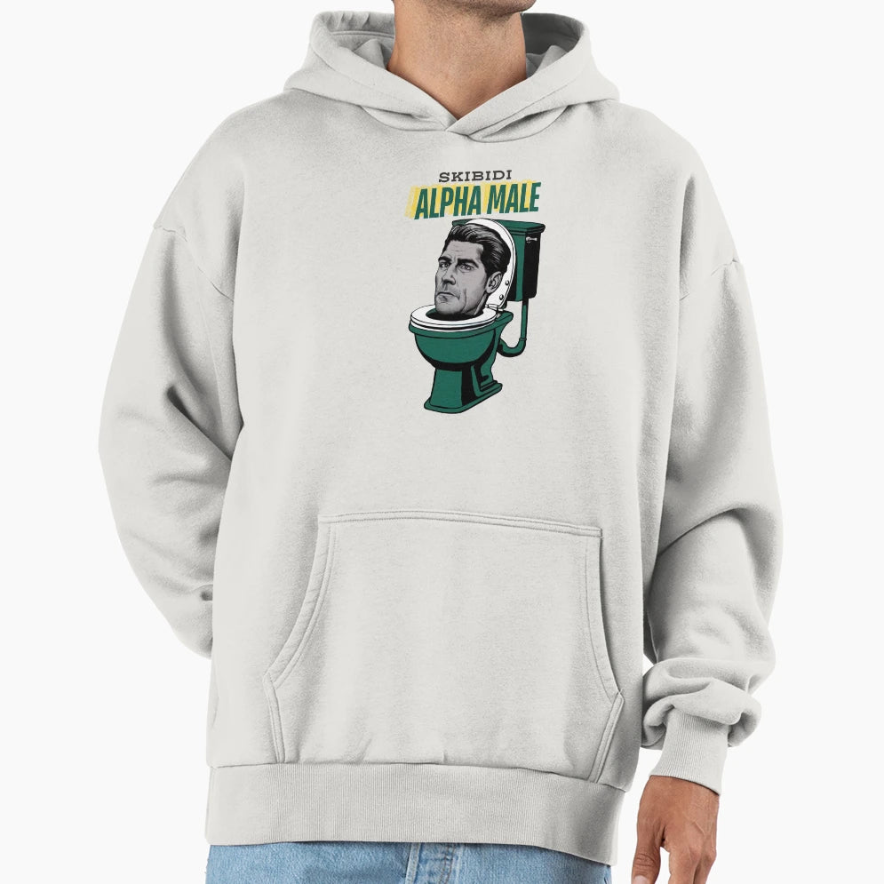 Skibidi Alpha Male Rule World Funny Hoodie - Streetwear Style for Adults - T-Shirt, Sweatshirt, Hoodie