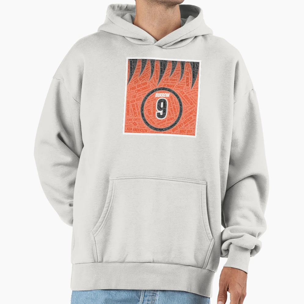 Burrow Stripes Hoodie - Streetwear Style for Adults - T-Shirt, Sweatshirt, Hoodie