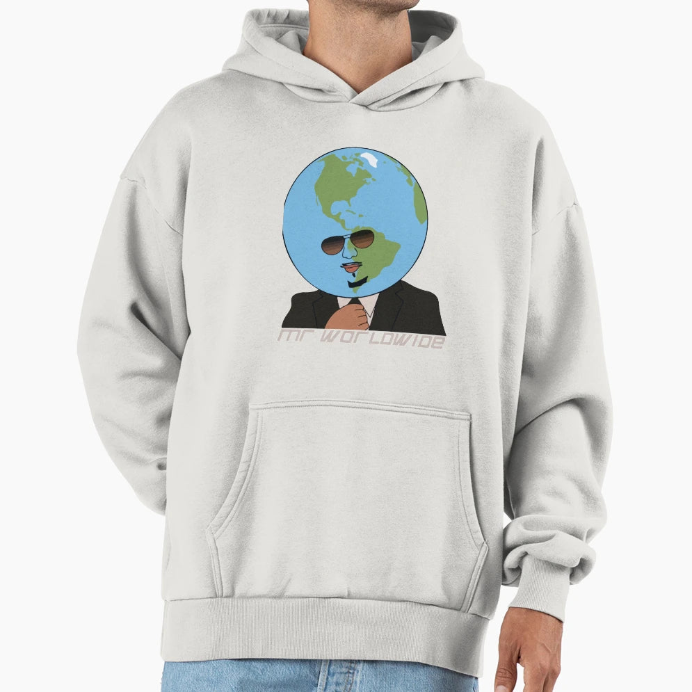 Mr Worldwide Hoodie - Graphic Print for Adults - T-Shirt, Sweatshirt, Hoodie