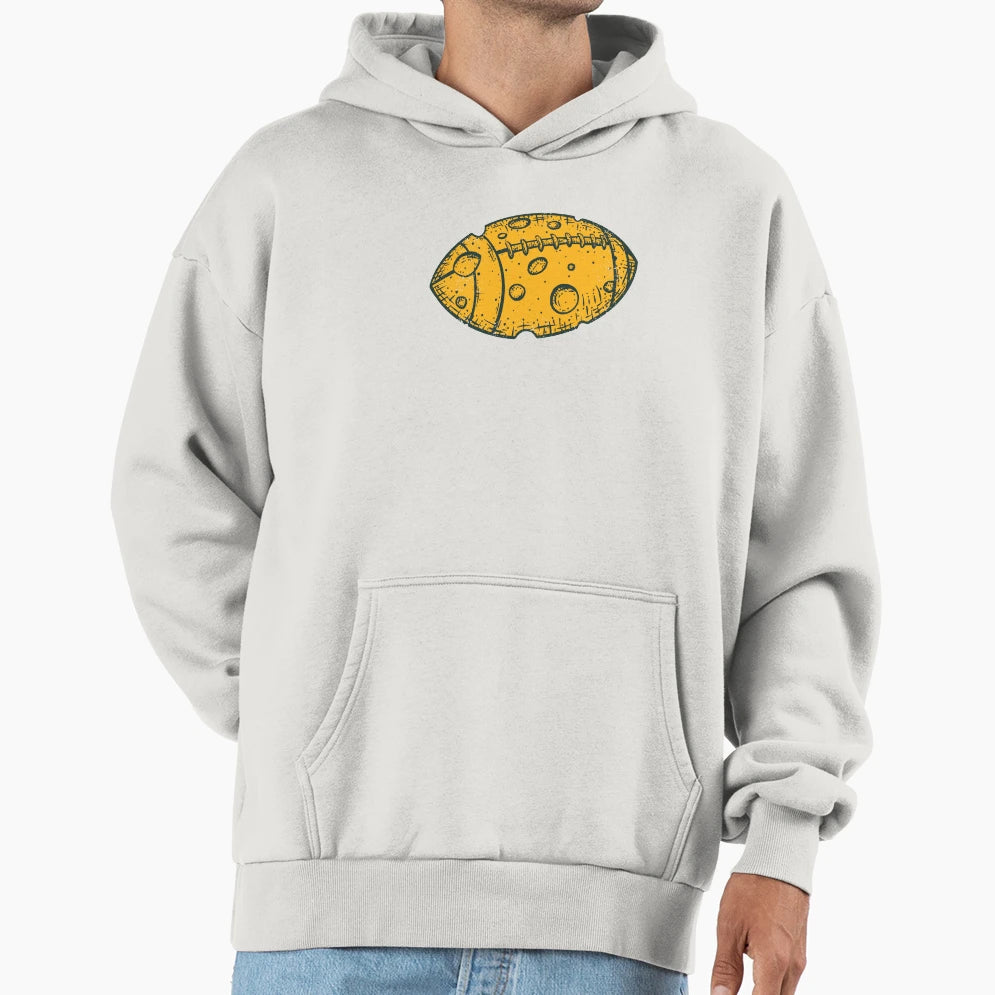 Green Bay Cheese Football Fan Hoodie - Trendy Graphic Unisex - T-Shirt, Sweatshirt, Hoodie