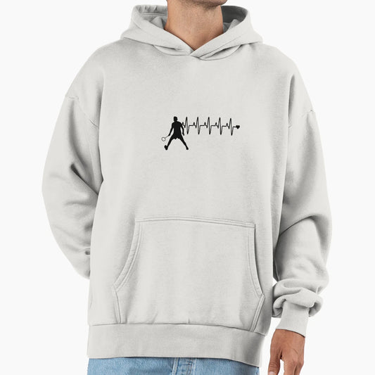 Badminton Hoodie - Trendy Graphic for Adults - T-Shirt, Sweatshirt, Hoodie