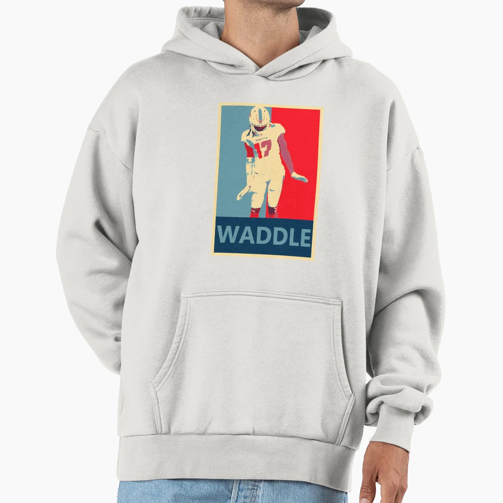 Jaylen Waddle Waddle Dance Hoodie - Custom Art Print Unisex - T-Shirt, Sweatshirt, Hoodie