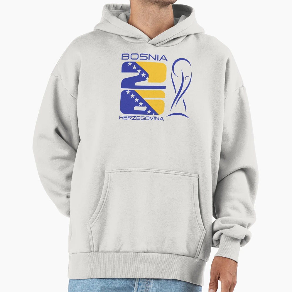 Bosnia Wc 2026 Hoodie - Aesthetic Graphic Men Women - T-Shirt, Sweatshirt, Hoodie