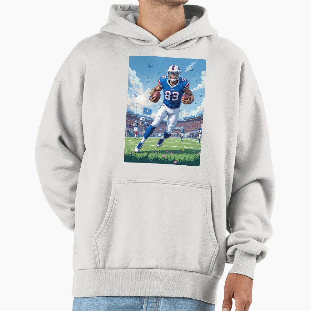 Player Buffalo Bills Displaying Pride Hoodie - Streetwear Style for Adults - T-Shirt, Sweatshirt, Hoodie
