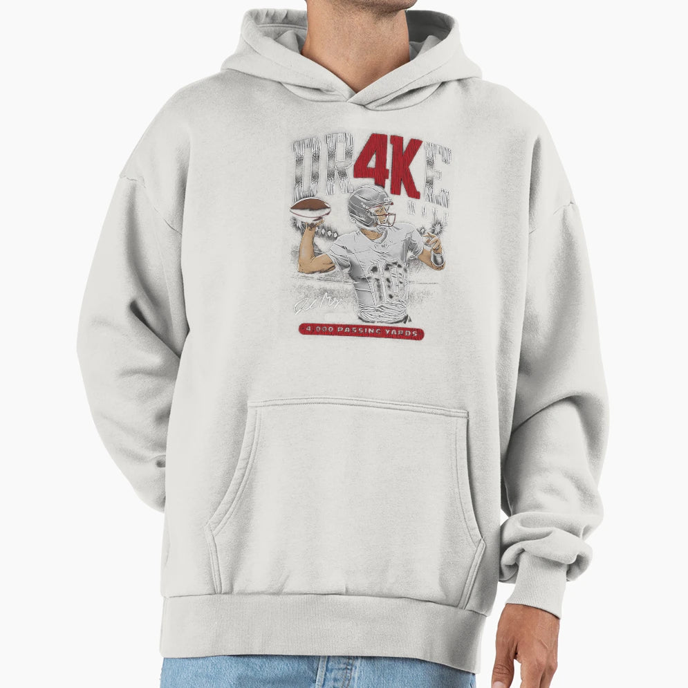 Drake Maye New England 4K Hoodie - Trendy Graphic Men Women - T-Shirt, Sweatshirt, Hoodie