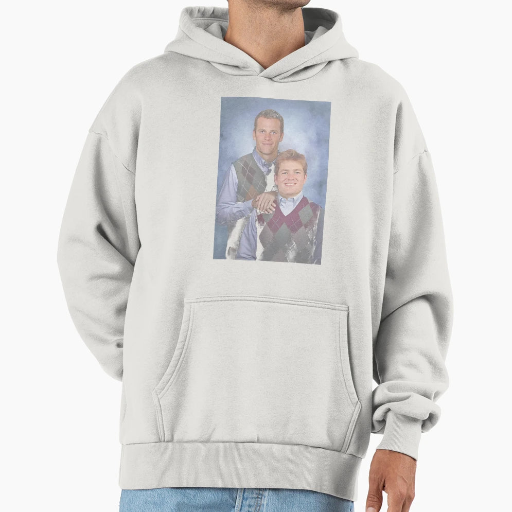 Step Brothers Argyle Vibe Hoodie - Minimalist Print for Adults - T-Shirt, Sweatshirt, Hoodie