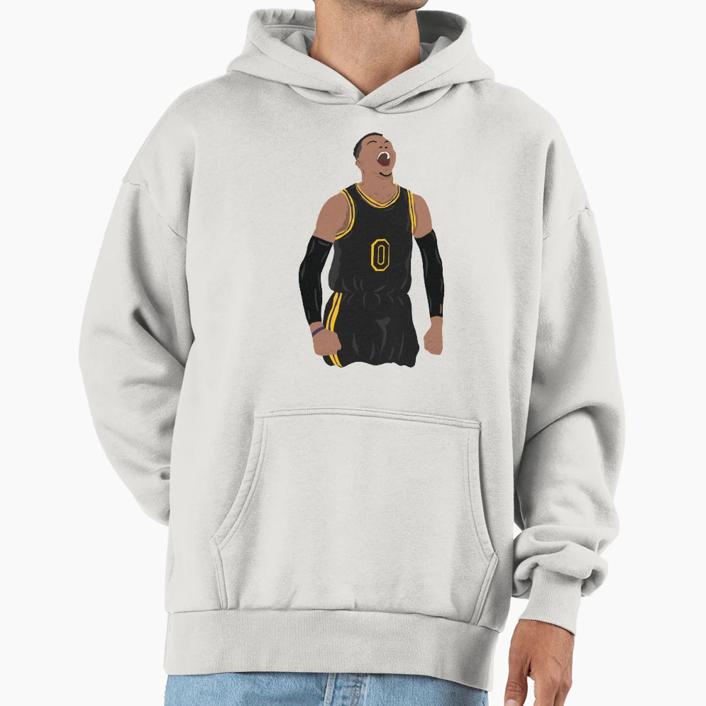 Russell Westbrook 0 Black Mamba Jersey Hoodie - Custom Art Print Men Women - T-Shirt, Sweatshirt, Hoodie