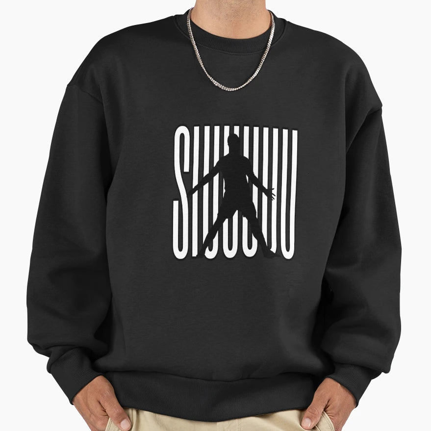 Siuuu Cr7 Cristiano Ronaldo Funny Sweatshirt - Trendy Graphic Men Women - T-Shirt, Sweatshirt, Hoodie