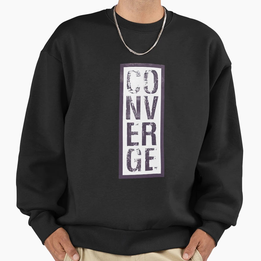 Converge Vertical Sweatshirt - Streetwear Style Unisex - T-Shirt, Sweatshirt, Hoodie