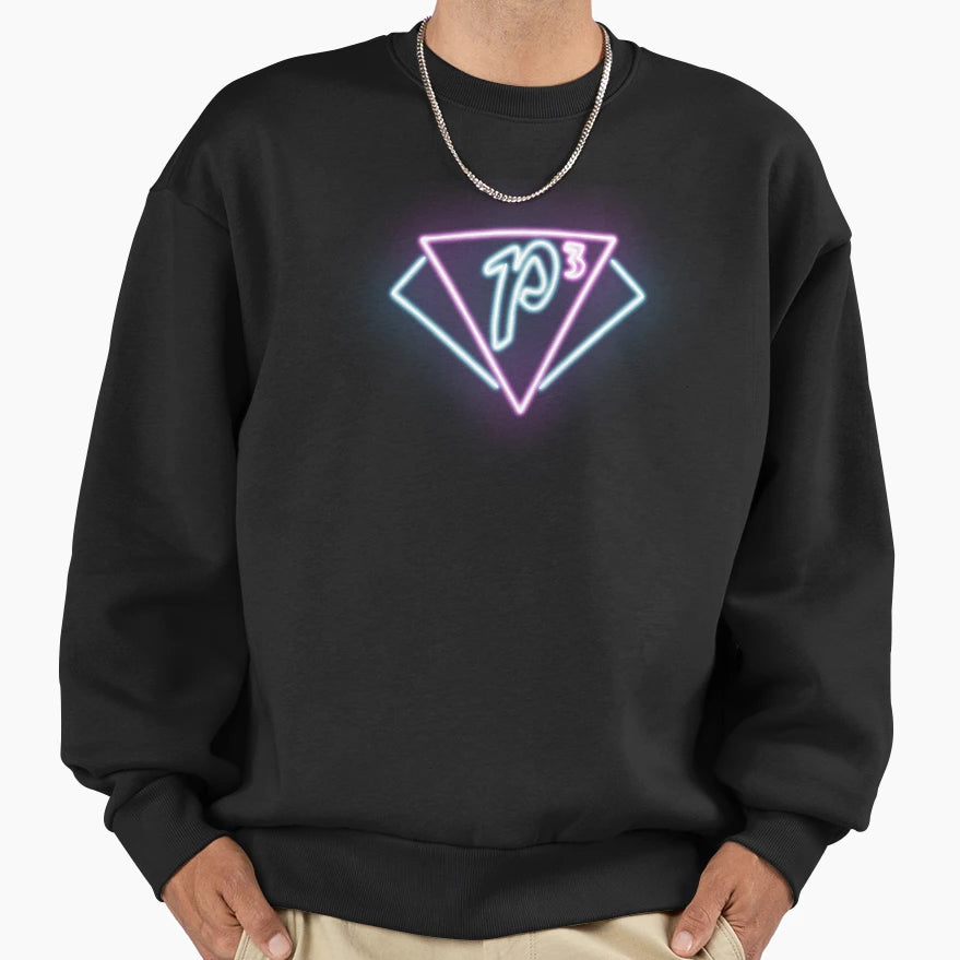 Charmed P3 Club Neon Sign Sweatshirt - Casual Everyday Wear Unisex - T-Shirt, Sweatshirt, Hoodie
