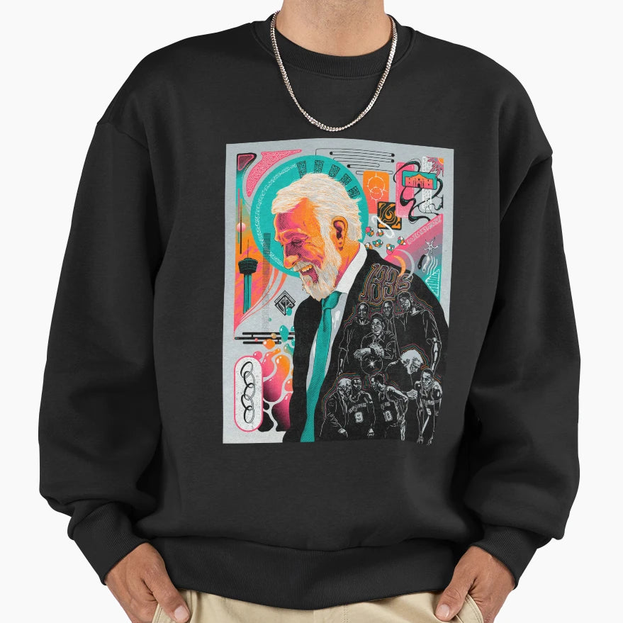 Gregg Popovich Sweatshirt - Casual Everyday Wear Unisex - T-Shirt, Sweatshirt, Hoodie