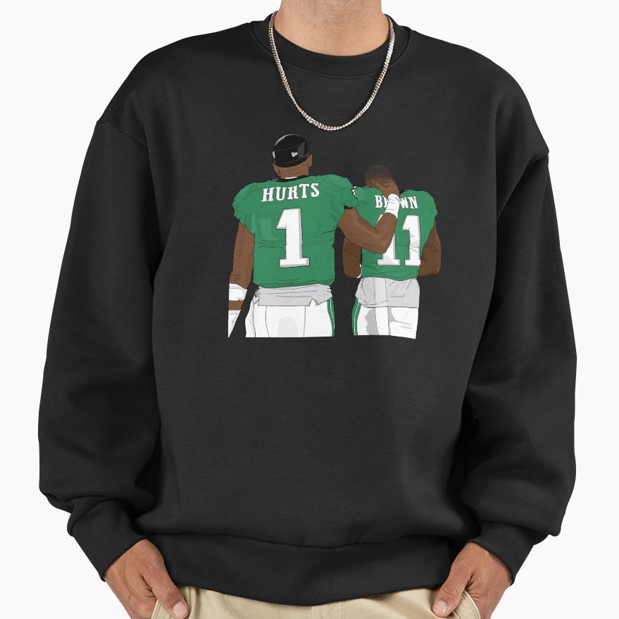Hurts Aj Brown Sweatshirt - Custom Art Print for Adults - T-Shirt, Sweatshirt, Hoodie