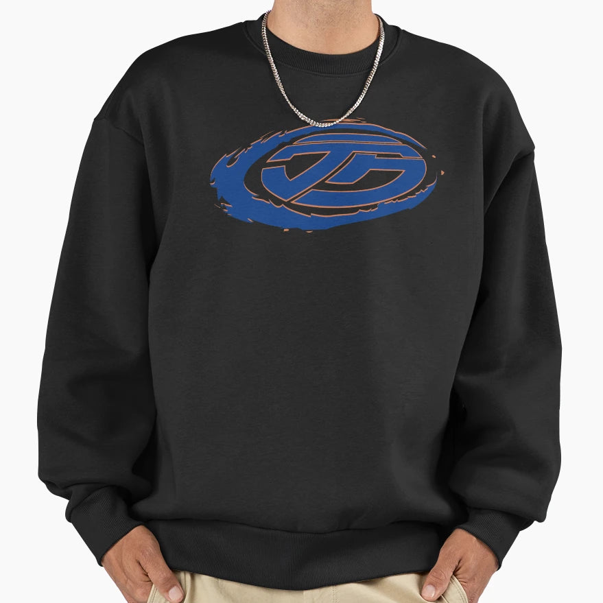 Teku Japanese Logo Bordered Sweatshirt - Graphic Print Men Women - T-Shirt, Sweatshirt, Hoodie