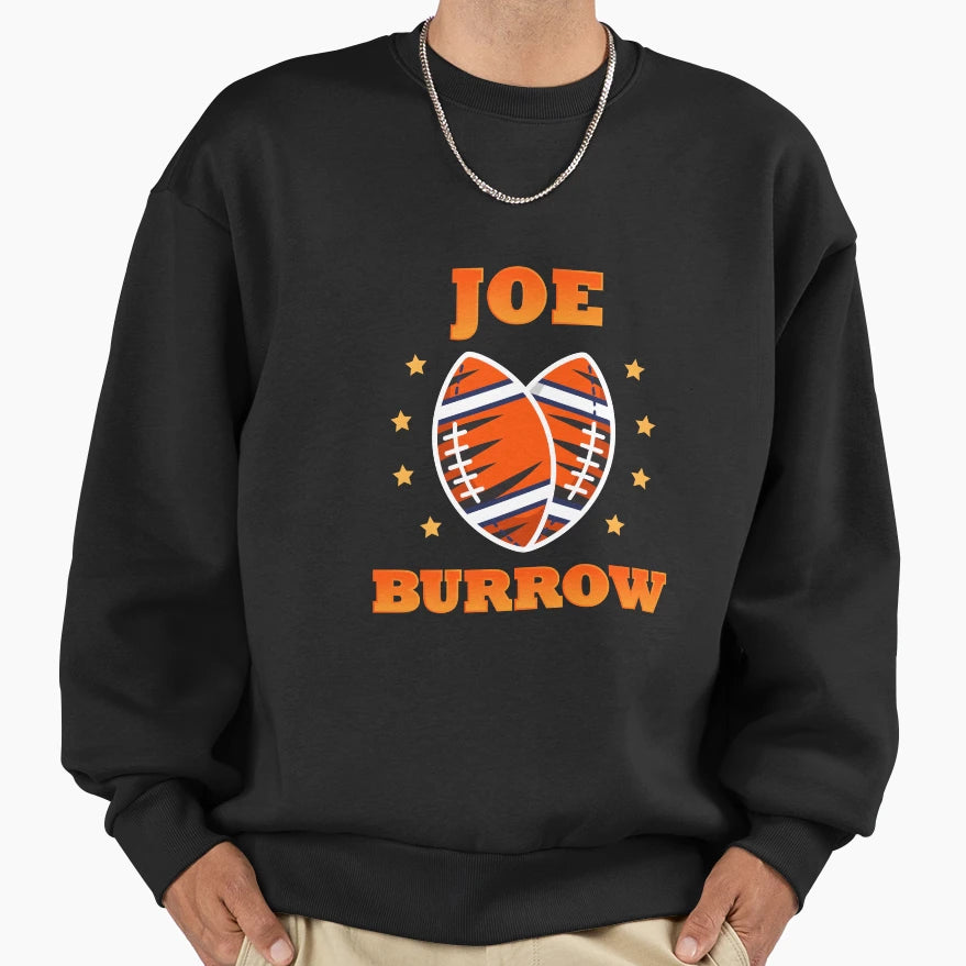 JB American Football Sports Love Sweatshirt - Unique Graphic for Adults - T-Shirt, Sweatshirt, Hoodie