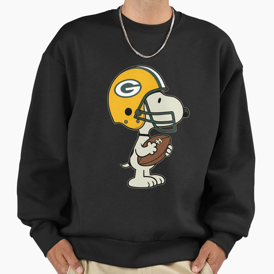 Snoopy Greenbay Packers Game Day Sweatshirt - Trendy Graphic Unisex - T-Shirt, Sweatshirt, Hoodie