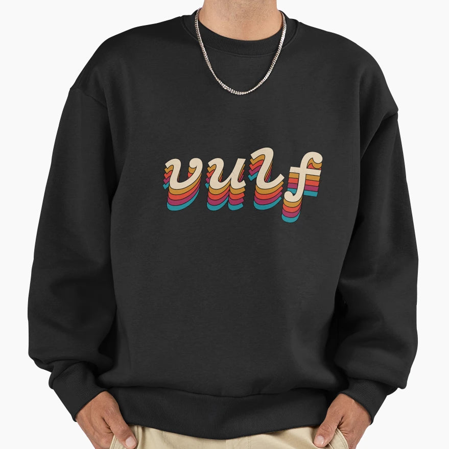 Vulf Sweatshirt - Aesthetic Graphic for Adults - T-Shirt, Sweatshirt, Hoodie