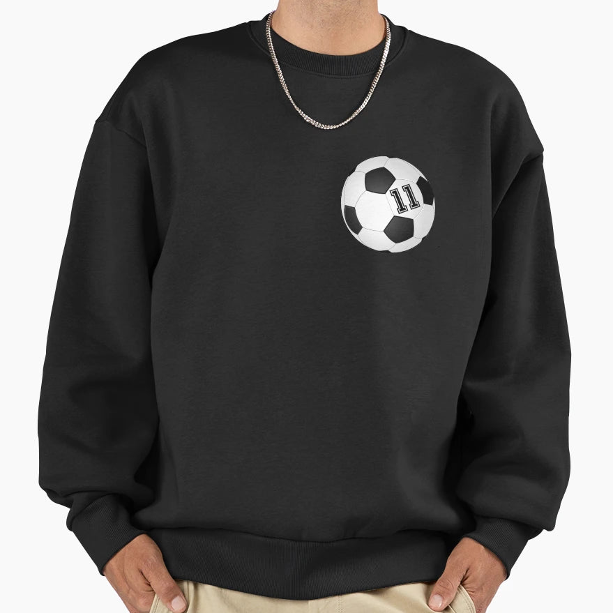 Football Player Jersey No 11 Sweatshirt - Custom Art Print Men Women - T-Shirt, Sweatshirt, Hoodie