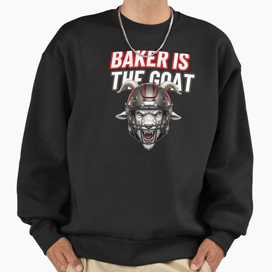 Mayfield Is Goat Bucs Qb Legendary Sweatshirt - Trendy Graphic for Adults - T-Shirt, Sweatshirt, Hoodie