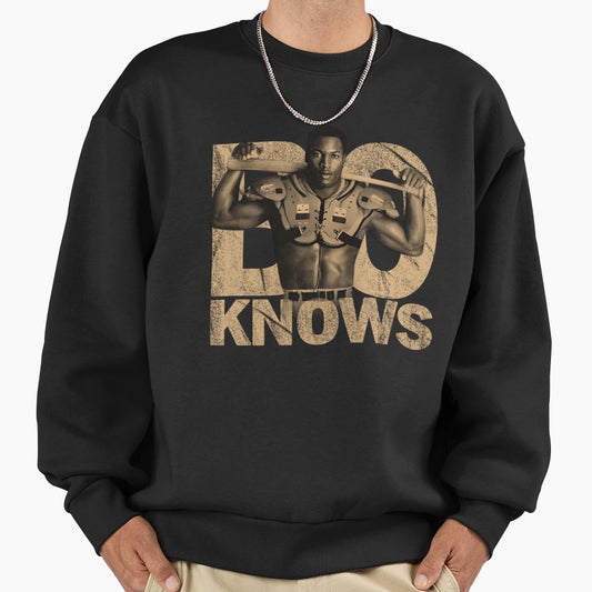 Bo Jackson Knows Sweatshirt - Streetwear Style for Adults - T-Shirt, Sweatshirt, Hoodie